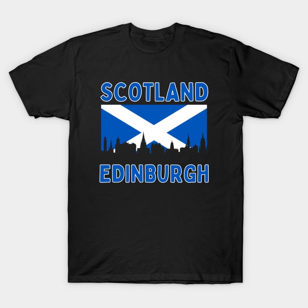 Edinburgh T-Shirt by footballomatic